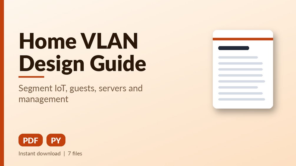 Home Network VLAN Design Guide: cover image 1